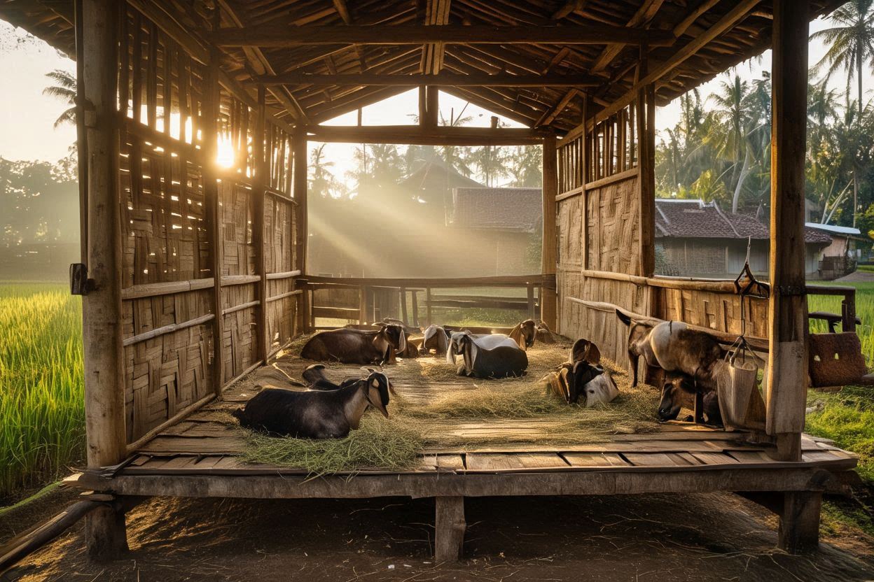 ciri kandang etawa ideal