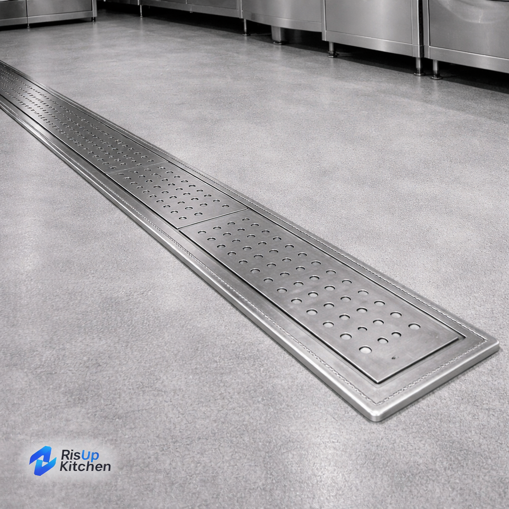 talang perforasi stainless dengan frame